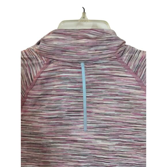 3848) 90 Degrees by Reflex Woman 1/2 Zip Pink Gray Active wear Jacket XS - Picture 5 of 9